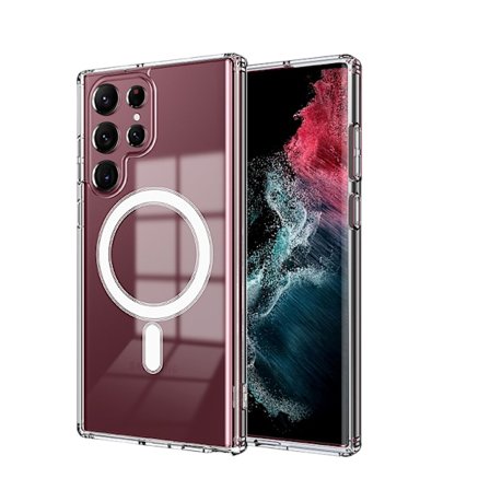 Samsung Galaxy S22 Ultra Skal - Transparent Magsafe
