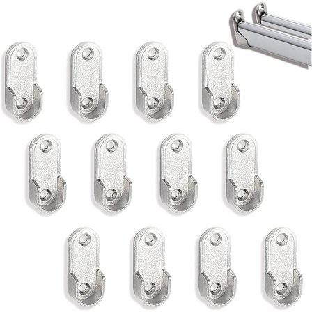 12 stk. skabestangsskinner til skabestang