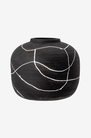 Bloomingville - Koristemaljakko Niza - Musta - Ruukut & maljakot - - Homeroom