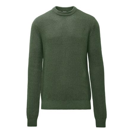 BomBoogie Wool Blend Cotton Tricot Crewneck Sweater Grøn, Herre, Størrelse: XL