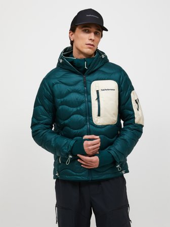 Helium Utility Down Hood Jacket Men