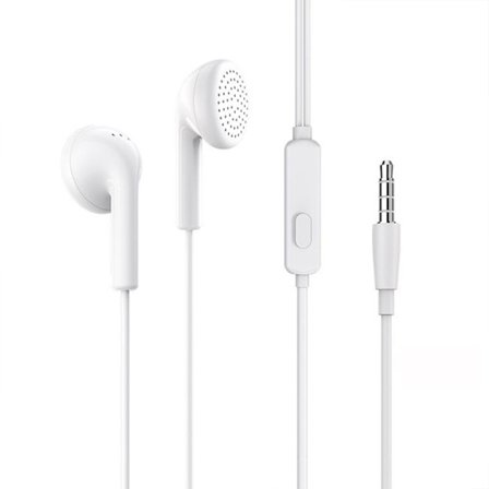 Hörlurar - TD - Pedestrian Kit - Kabelansluten - 3,5 mm uttag - Vit