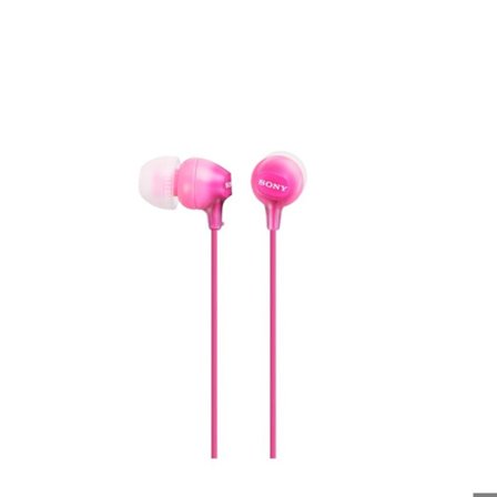 In-ear headphones - SONY - MDR-EX15APPI.CE7 - Pink - Wired - Universal remote