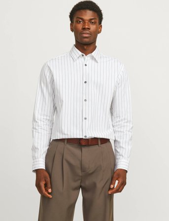Jack & Jones Jprblabushwick Stanley Shirt L/S Sn - White - L