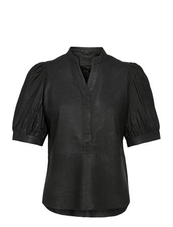 Tops Blouses Short-sleeved Sort DEPECHE