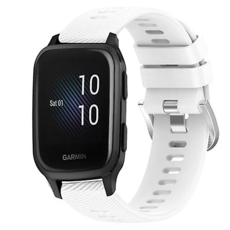 För Garmin Venu Sq 20 mm enfärgad mjukt watch