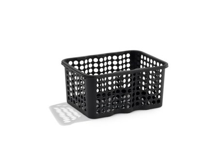 NORDISKA PLAST Förvaringskorg 6 L, svart - Lyreco - Skolmöbler och inredning - Förvaringsmöbler - Backar, boxar och korgar