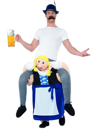 Oktoberfest Carry Me Kostume Ølpige