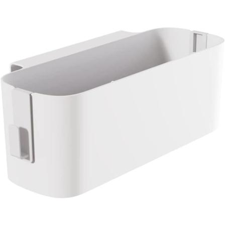 Galaxy Henge Sengeskap, Heavy Duty Henge Sengesidebord, Sengeskap med Kroker, Hvit
