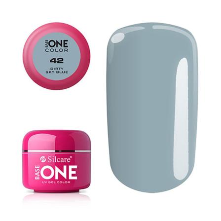 Base one - Color - UV Gel - Dirty Sky Blue - 42 - 5 gram Ljusblå