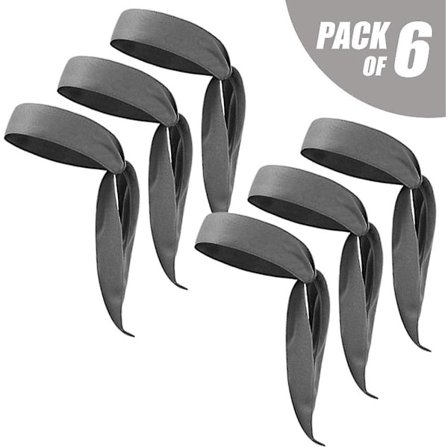 6 Stykker Unisex Sports Hodebånd Ikke-Skli Hodebånd Svettebånd Bandana For Trening Løping Yoga