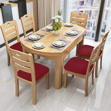 Stretch Jacquard Dining Chair Seat Covers, Removable Washable Anti-dust Dining Room Chair Seat Cushion Slipcovers With Ties- Set Of 2, Beige