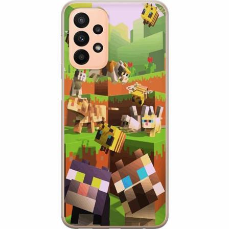 Samsung Galaxy A23 5g Genomskinligt Skal Minecraft
