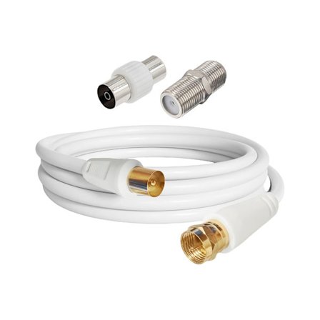 Expert FUNCTION TV-kabel 1m med skärmning för digital mottagare, spelare, HDTV