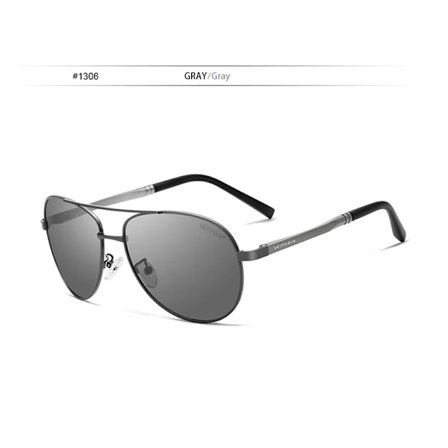 VEITHDIA Herrsolglasögon Modevarumärke Designer Körning Polariserade UV400-linser Utomhus Herr Solglasögon Sportglasögon 1306