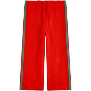 Kids - Gucci Loose fit jogging pants Mini Me Bande Web - Bottoms - 6 years - Red - Mädchen