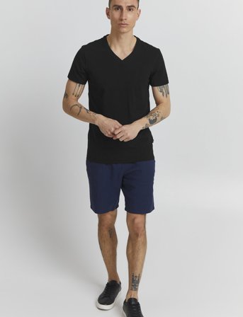 Casual Friday Cflincoln V-Neck Tee - Black - XXL
