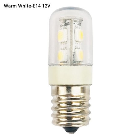 Stearinlys Lampe Pære Lotus Lampe lys WARM WHITE-E14 12V WARM