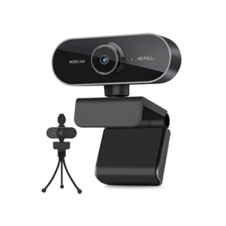 KKVOGMLE USB Webcam med mikrofon, High Definition videokamera