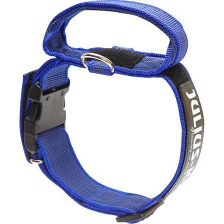 Julius-K9 Super Grip Collar With Handle 50 mm/47-67 cm Dog Harnesses & Dog Collars Blue 50 mm/47-67 cm
