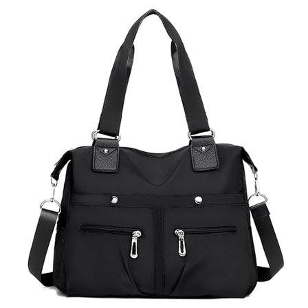 Dameveske med flere rom, skulderveske, vanntett, stor kapasitet, reiseveske