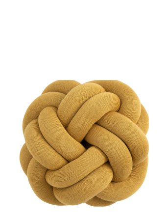 Design House Stockholm Knot Cushion - Yellow - 30X30X15CM