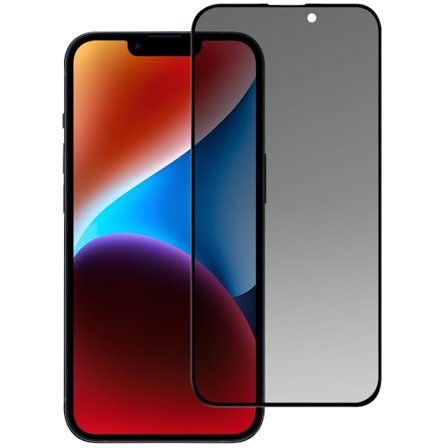 Privacy Heltäckande Härdat Glas Skärmskydd iPhone 15 Plus