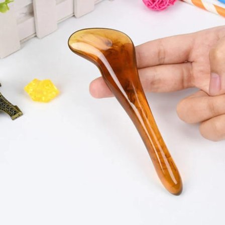 Akupunktur Skrabningsmassage Syv-delt Sæt, Resin Materiale, Ansigtsløft, Massage og Akupunkturværktøj