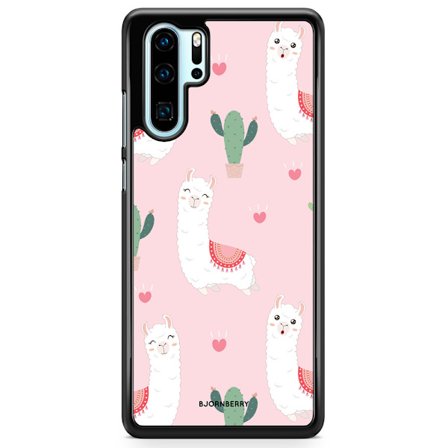 Bjornberry Hårdskal Huawei P30 Pro - Lama Mönster