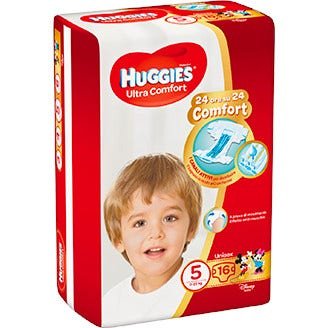 Huggies Ultra Comfort Pannolino Base Taglia 5 16 Pezzi 11-25kg