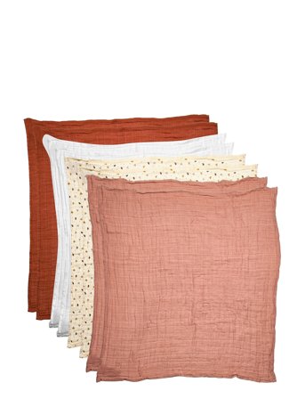 Pippi | Organic Cloth Muslin (8-Pack) | ONE SIZE