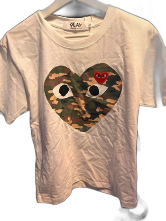 Vit Comme des Garçons Play t-shirt