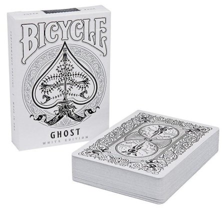 Cykel White Ghost Legacy Edition Spelkortslek Samlarobjekt Poker Magic Kortlek Magiskt Trick