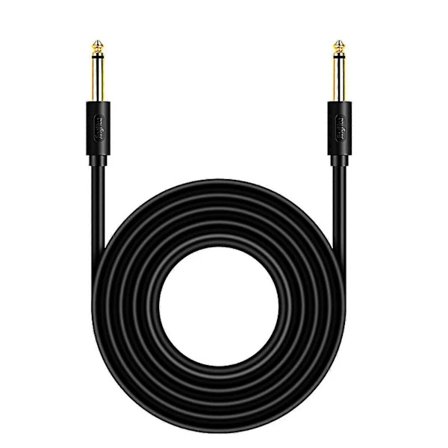(Pow yeah!) Guitar kabel 6,35 mm Mono Jack til Jack / Instrumentkabel / Patchkabel