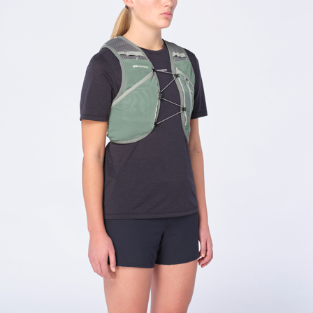 Salomon - Plecaki do biegania Torby i plecaki Act Skin 4 No Flasks - Laurel Wreath / Lily Pad