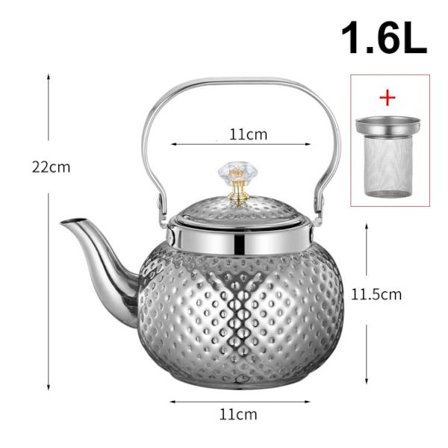 Vann Te Kjele Kaffekanne SØLV 1,6L