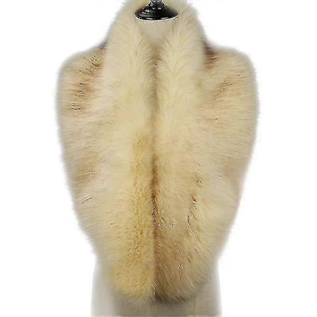 Vinter Fuskepelskrave Skjerf Supermyk Snusklut Vakkert Sjal Omslag