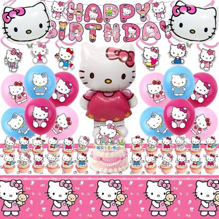 Jordgubbstema Grattis på födelsedagen Party Tillbehör Dekoration