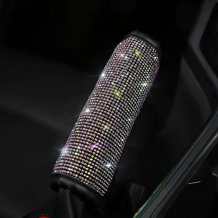 2-delt 3d Bling Rhinestone Glitter Krystall Bil Interiør Styling Tilbehør Bil Interiør Dekor Deksel