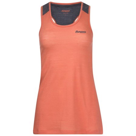 Bergans Fløyen Wool Women's Tanktop Women short-sleeved sweaters Orange S