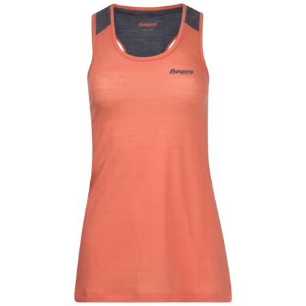 Bergans Fløyen Wool Women's Tanktop Women short-sleeved sweaters Orange XS