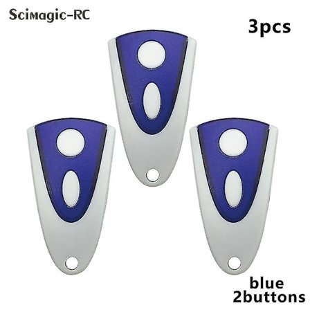 3 stk. Novoferm Novotron 502 Max43-2 504 Max43-4 512 Mix 43-2 Garageportfjernbetjening 43392mhz Rullende kode Mnhs433 Mchs43