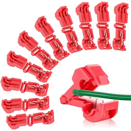 500 stk. Robotplæneklipper forbindelsesstik til ladestation T-forbindelse Hurtigforbindelse til plæneklipperrobot Husqvarna Automower Worx Bosc