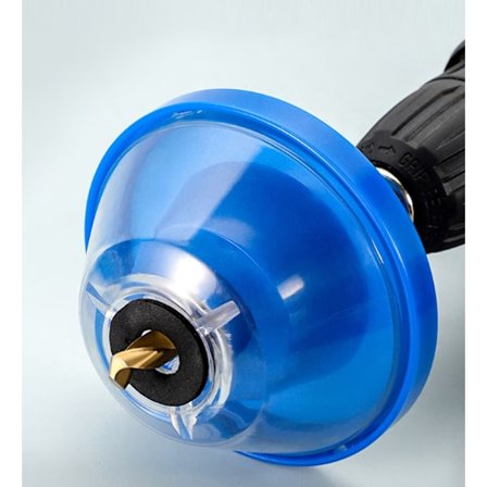 Blå elektrisk borestøvopsamler, elektrisk borestøvskærm, E