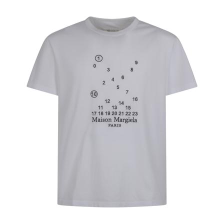 Maison Margiela, T-Shirts Wit, Heren, Maat:XL
