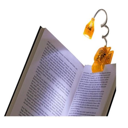 Boklampa - Läslampa / LED-lampa med Klämma - Lampa för Bok