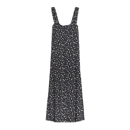 Catwalk Junkie DR Vintage Floral , Zwart , Dames , Maat: M Casual jurken
