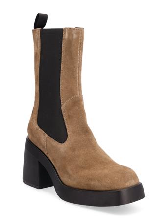 Brooke Shoes Boots Ankle Boots Ankle Boot - Heel Multi/mønstret VAGABOND