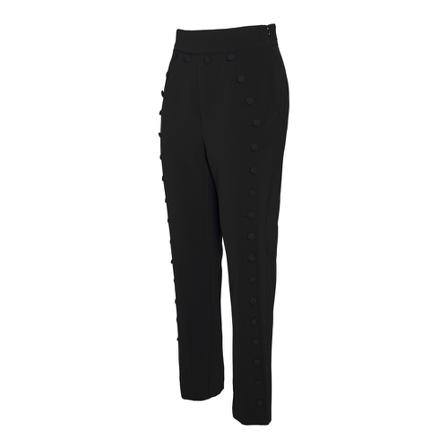 Moschino, Trousers Czarny, Kobieta, Rozmiar: S