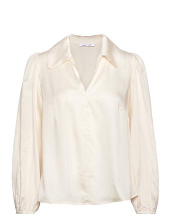 Margot Blouse 14448 Bluse Langermet Creme Samsøe Samsøe*Betinget Tilbud
